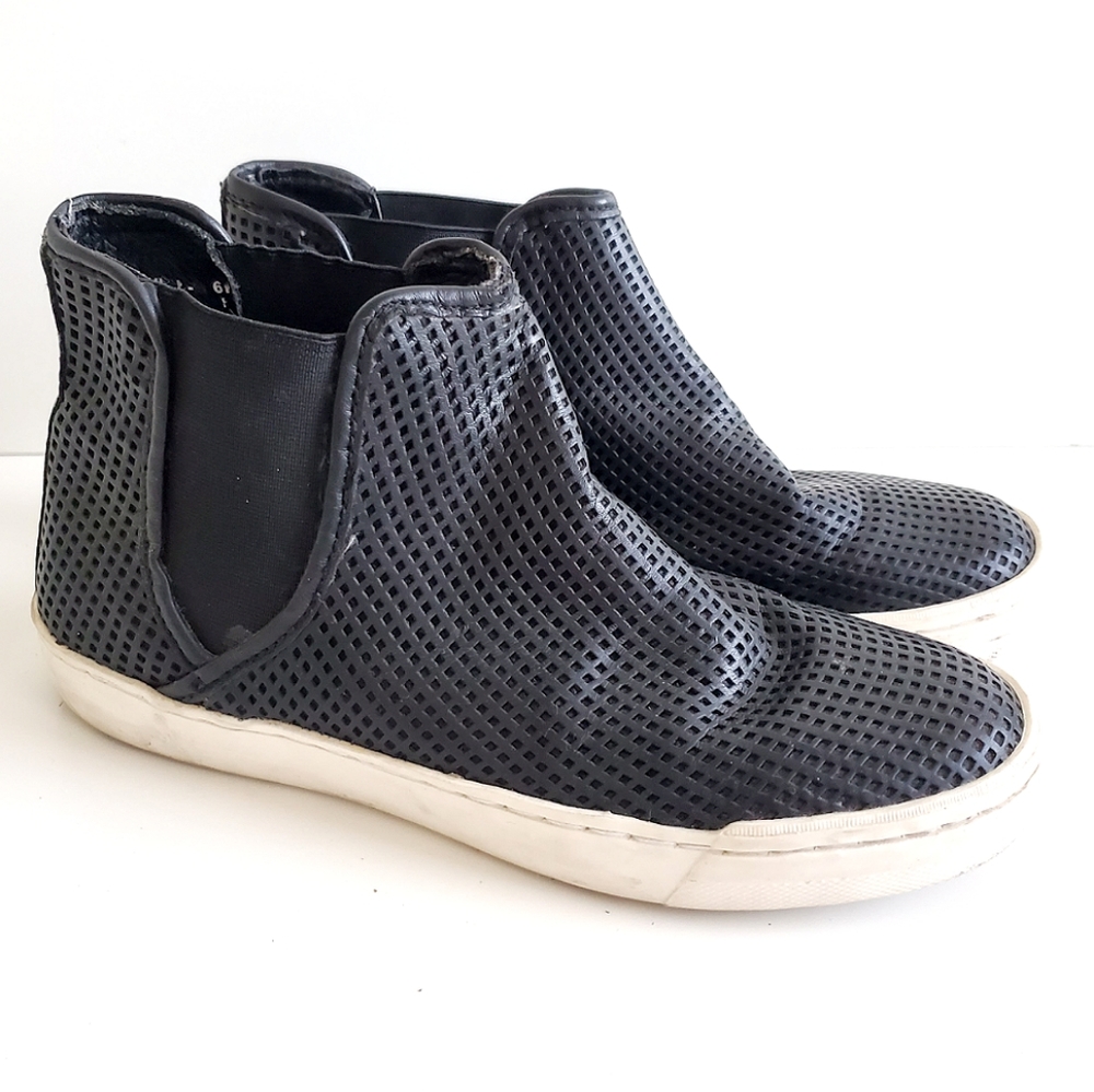 Steve Madden Perforated High Top Sneakers